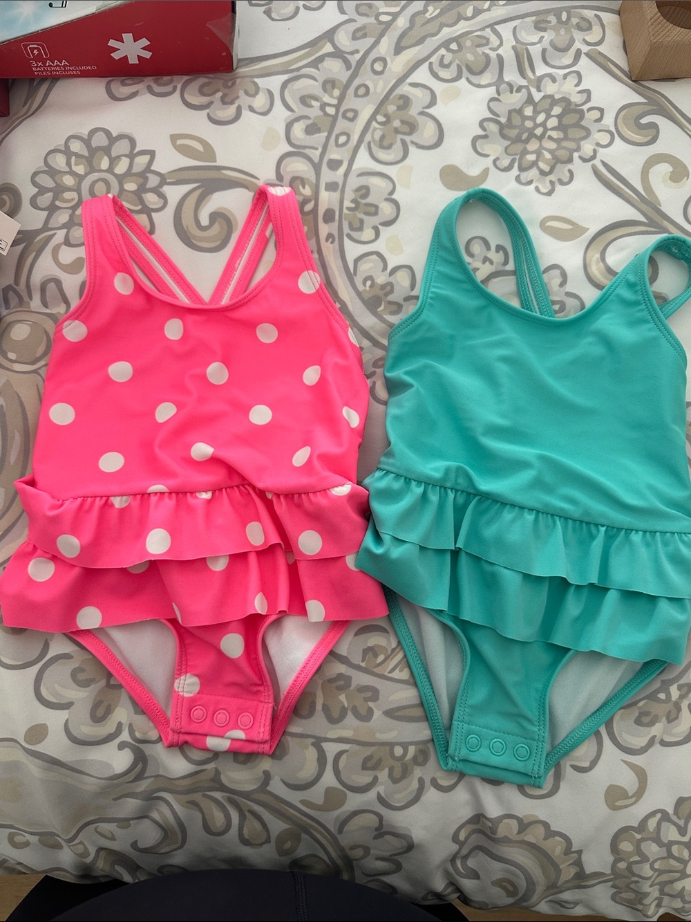 Set of two 12M Carter's Toddler Swim One-Piece bathing suits